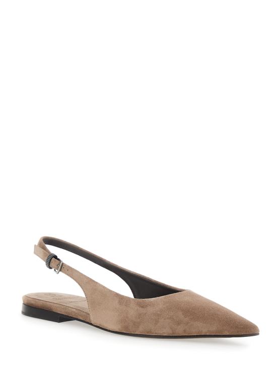 26SS 브루넬로 쿠치넬리 플랫 슈즈 MZSFC3178C8849 Brown - BRUNELLO CUCINELLI