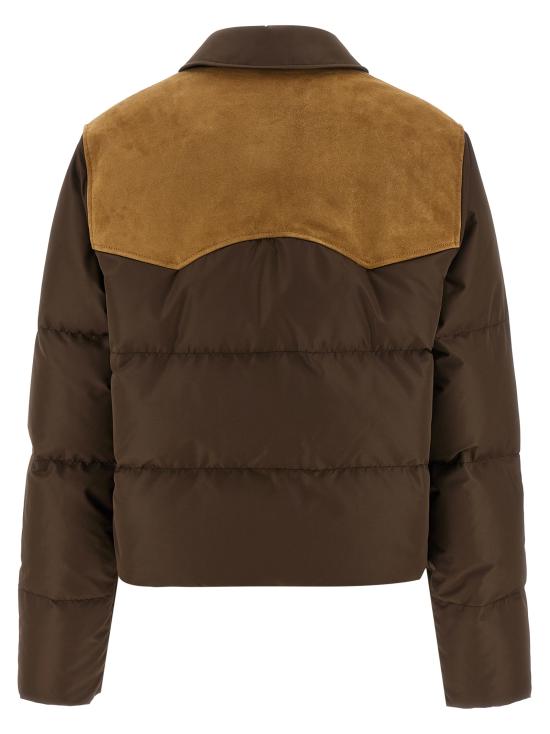 26SS 미우미우 패딩 ML1371SOOO18Q0F0201 Brown - MIU MIU