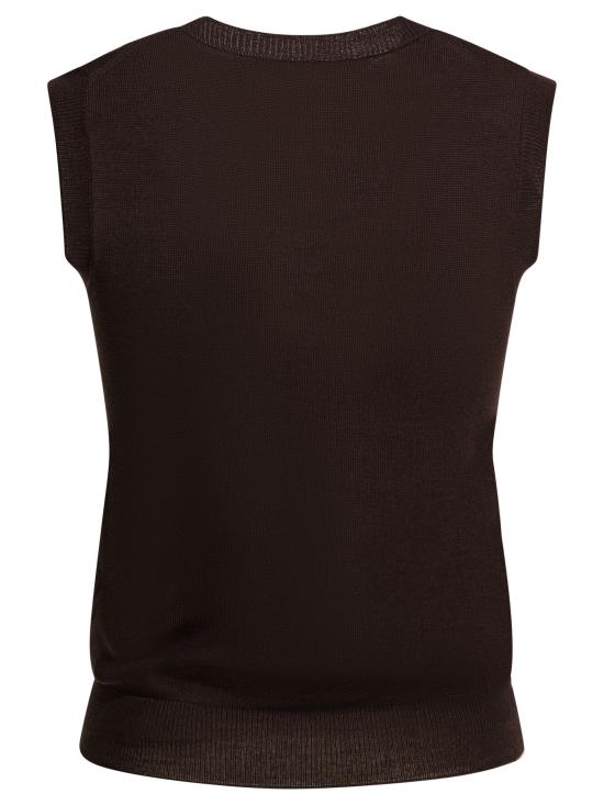 26SS 미우미우 스웨터 MMV20914RHF0324 S OOO Brown - MIU MIU