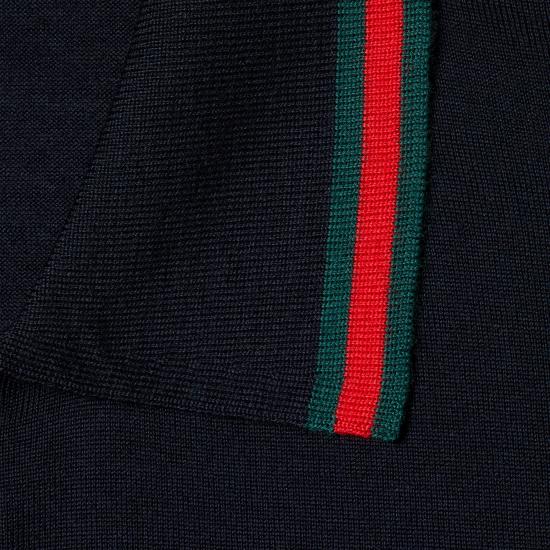 25FW 구찌 폴로 티셔츠 819225XKEMU4060 Blue - GUCCI