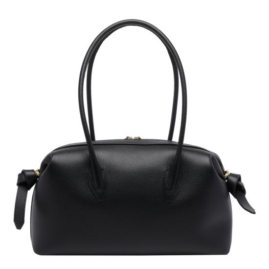 26SS 유제피 토트백 BRIOCHE DUFFLE PEBBLE GRAIN LEATHERL034 Black - YUZEFI