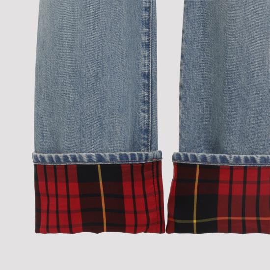 26SS 알렉산더 맥퀸 데님 팬츠 852181 QMAD0 4383 LIGHT BLUE WASH - ALEXANDER MCQUEEN