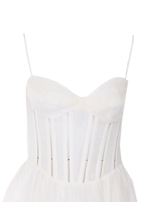 26SS 짐머만 미디 원피스 8178DS261 IVO White - ZIMMERMANN