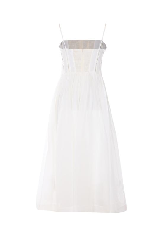 26SS 짐머만 미디 원피스 8178DS261 IVO White - ZIMMERMANN