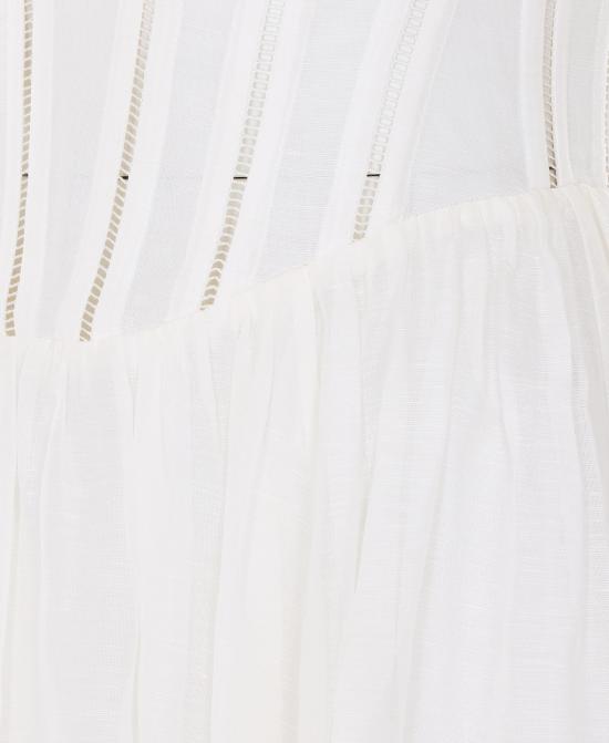 26SS 짐머만 미디 원피스 8178DS261 IVO White - ZIMMERMANN