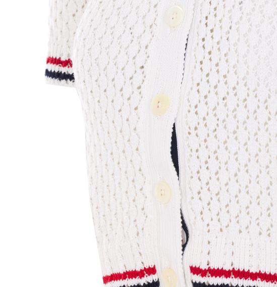 26SS 톰브라운 폴로 티셔츠 FKC694A Y3062100 White - THOM BROWNE