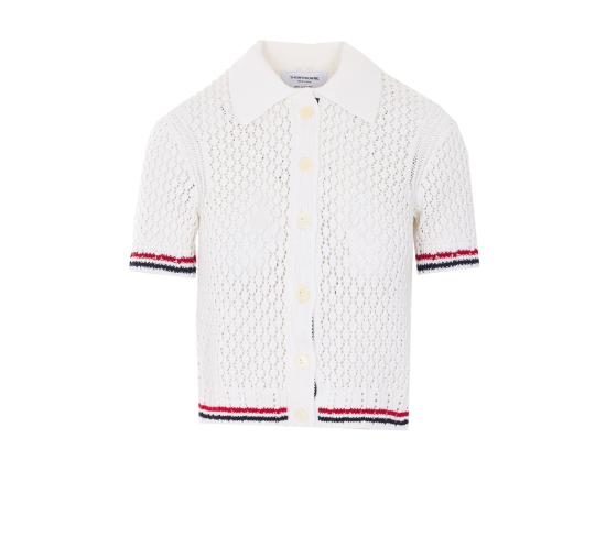 26SS 톰브라운 폴로 티셔츠 FKC694A Y3062100 White