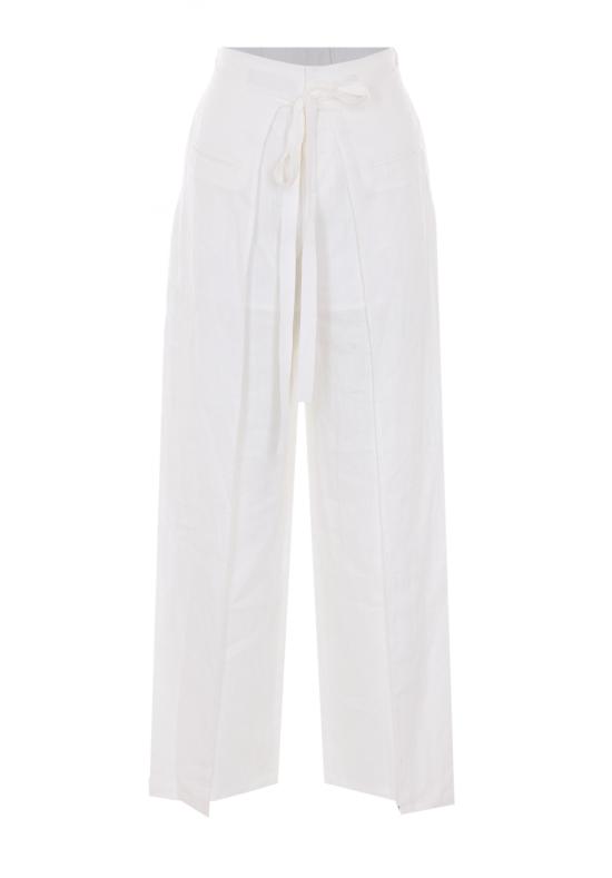 26SS 엘레 스트레이트 팬츠 0068 BIANCO White