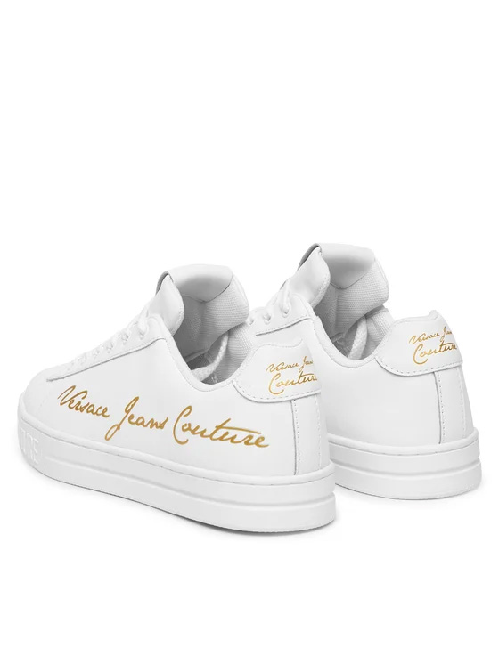 26SS 베르사체 스니커즈 80VA3SKL ZPB77 G03 WHITE GOLD DOM - VERSACE