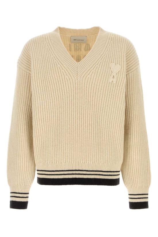 26SS 아미 스웨터 UKS864KN0161 136 White