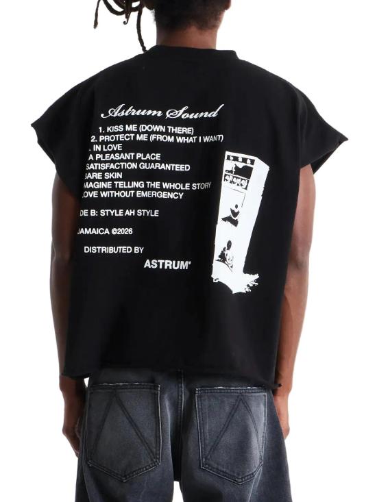 26SS ASTRUM 민소매 티셔츠 AH SS26 TE08 BLK - OTHER BRANDS