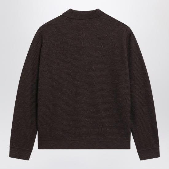 26SS 로로피아나 폴로 티셔츠 FAQ6878WO Brown - LORO PIANA