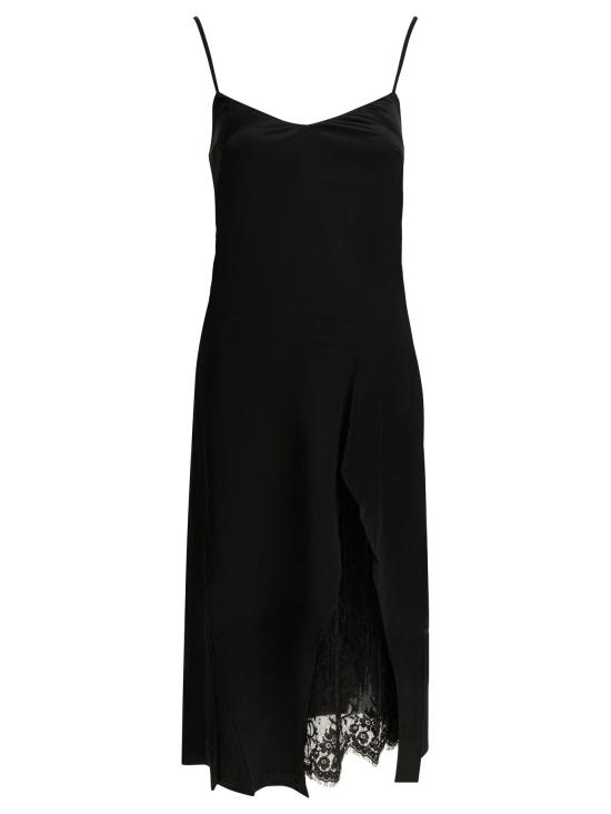 26SS 아크네 스튜디오 사틴 드레스 A20926900 Black