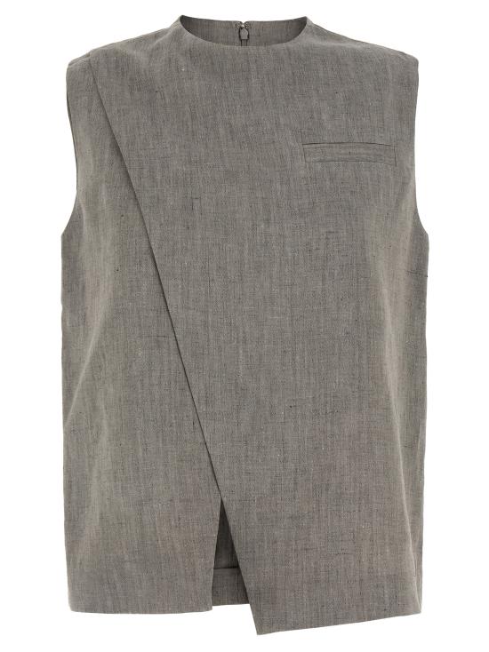 26SS 루루 드 세종 민소매 티셔츠 DELLAGREYMELANGE Gray