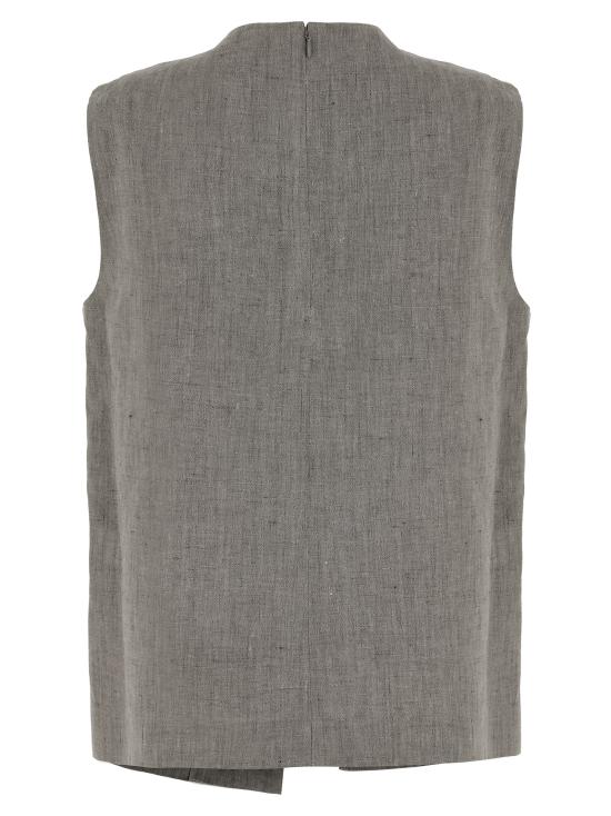 26SS 루루 드 세종 민소매 티셔츠 DELLAGREYMELANGE Gray - LOULOU DE SAISON