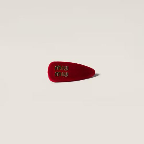 26SS 미우미우 헤어 액세서리 5IF092068F0011 Red