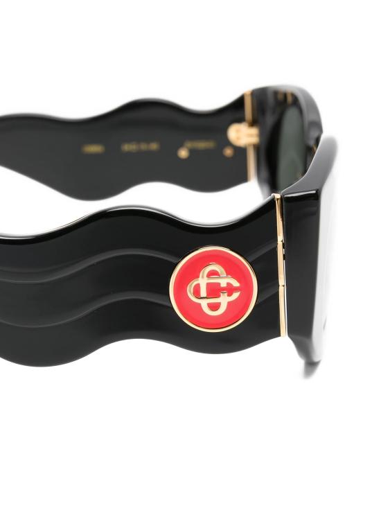 26SS 카사블랑카 안경 EW02001 BLACK YELLOW GOLD SOLID GREY - CASABLANCA