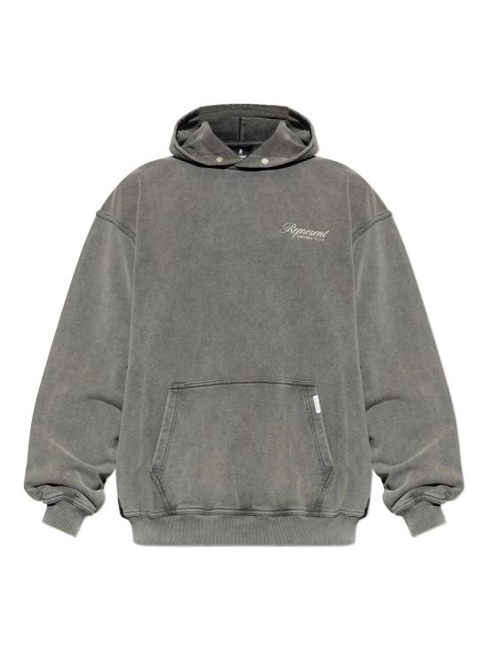 26SS 리프레젠트 긴팔 티셔츠 OCM41200 47 VINTAGE GREY