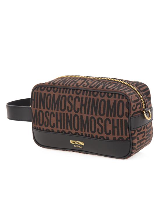 26SS 모스키노 뷰티 케이스 8402 8268 1103 MARRONE - MOSCHINO