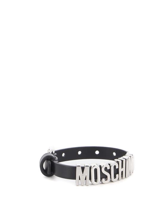 26SS 모스키노 팔찌 7790 8001 3555 NERO ARGENTO - MOSCHINO