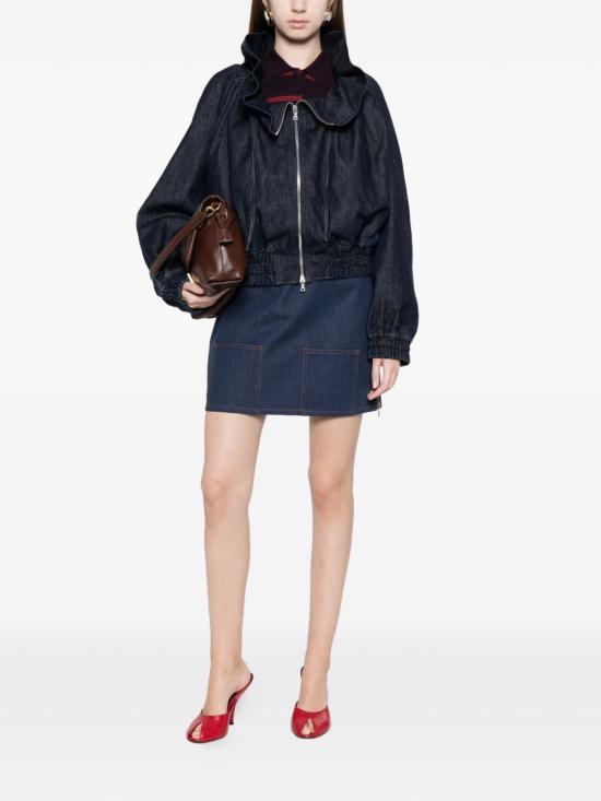 26SS 펜디 숏 스커트 FLQ608 AOHSF0QB0 Blue - FENDI