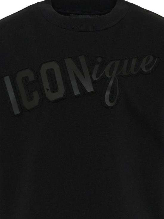 26SS [키즈] 디스퀘어드2 티셔츠 DQ3388D0AG7 DQ900 Black - DSQUARED2