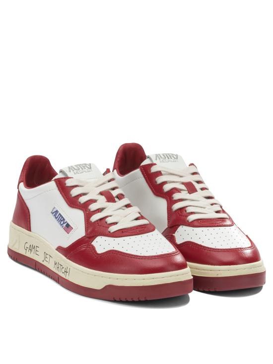 26SS 오트리 메달리스트 로우 스니커즈 AULMBH07 Red - AUTRY