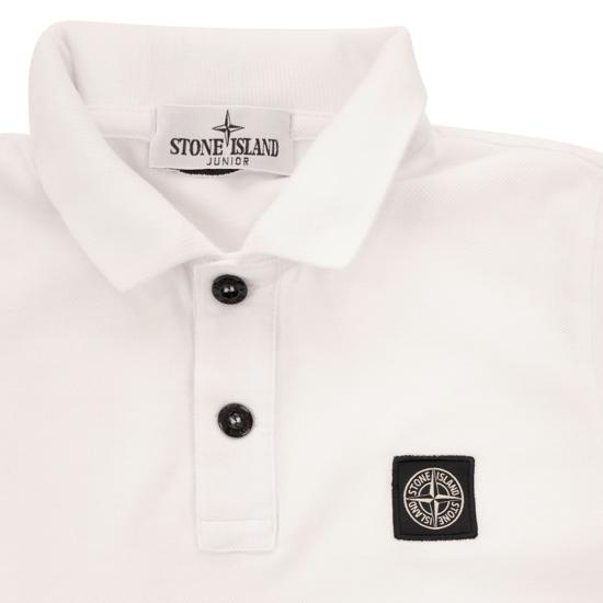 26SS [키즈] 스톤 아일랜드 티셔츠 L1S162200002 WHITE - STONE ISLAND