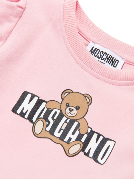 26SS [키즈] 모스키노 원피스 MAV0C7LBA00 50209 Sugar rose - MOSCHINO
