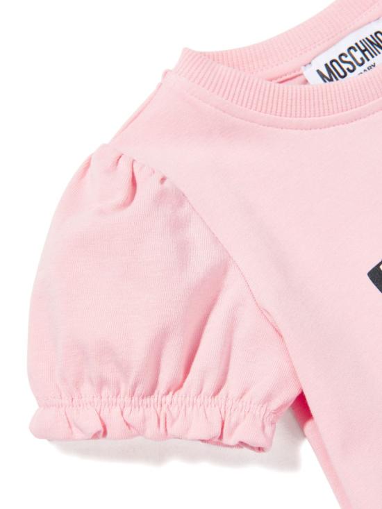 26SS [키즈] 모스키노 원피스 MAV0C7LBA00 50209 Sugar rose - MOSCHINO