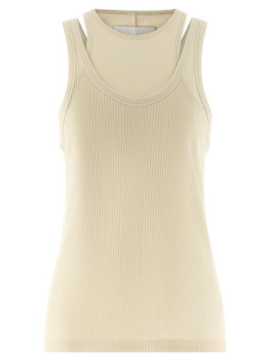 26SS 아르마리움 민소매 티셔츠 ARMTMT040JE05012BUTTER