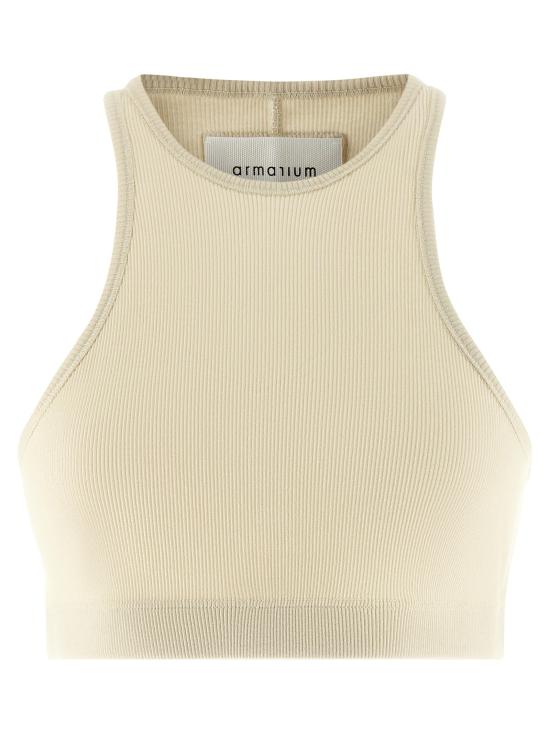 26SS 아르마리움 민소매 티셔츠 ARMTMT040JE05012BUTTER - ARMARIUM