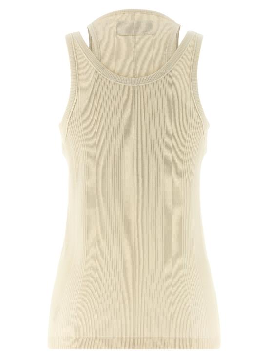 26SS 아르마리움 민소매 티셔츠 ARMTMT040JE05012BUTTER - ARMARIUM