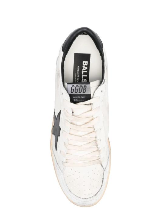 26SS 골든구스 볼스타 레더 스타 스니커즈 GMF00117 F00377110283 White - GOLDEN GOOSE