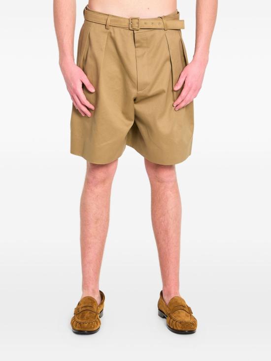 26SS 생로랑 숏팬츠 860929Y7I14 2613 Brown