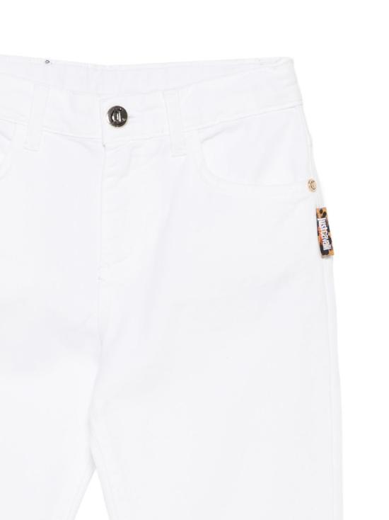 26SS [키즈] 저스트까발리 스트레이트 팬츠 JGP26047PASH WHITE White - JUST CAVALLI