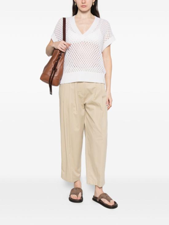 26SS 얼루드 반팔 티셔츠 26320601 40 White - ALLUDE