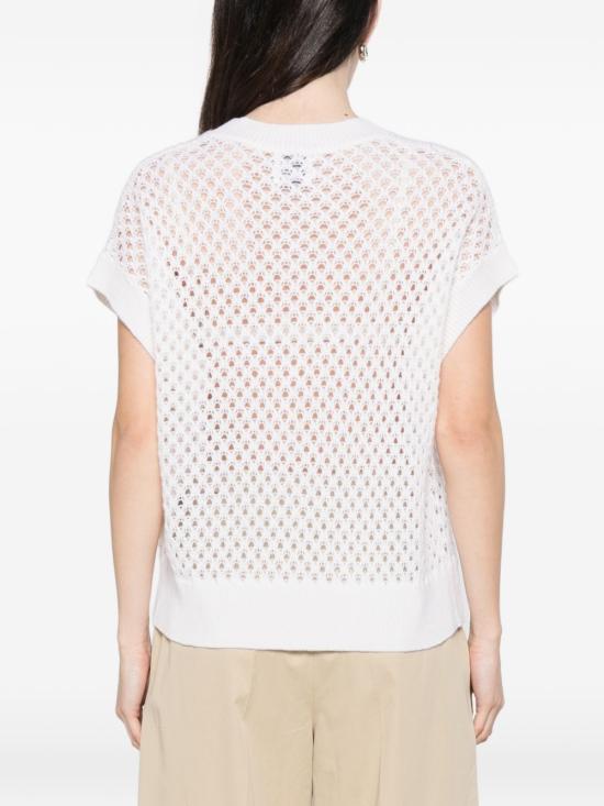 26SS 얼루드 반팔 티셔츠 26320601 40 White - ALLUDE