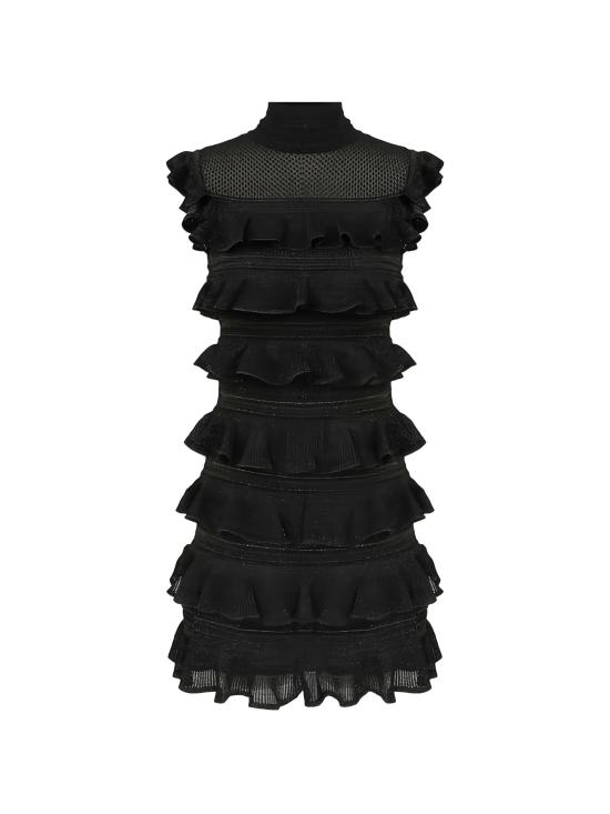 26SS 짐머만 미디 원피스 6737DC261 MTBK Black