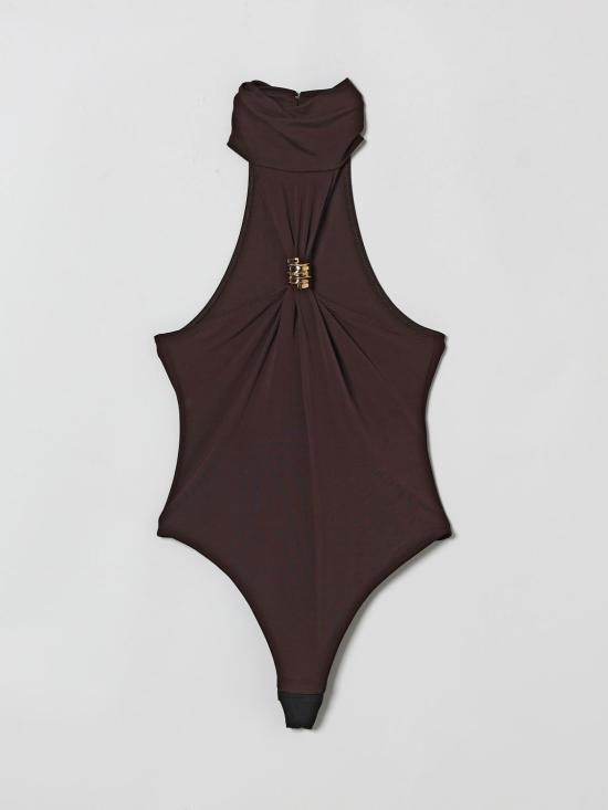 26SS 엘리자베타프랜치 민소매 티셔츠 BO01761E2 EV9 Brown - ELISABETTA FRANCHI