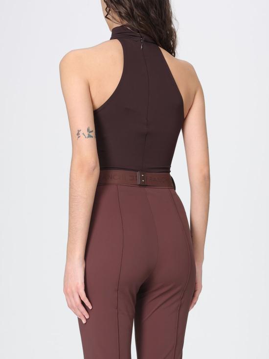 26SS 엘리자베타프랜치 민소매 티셔츠 BO01761E2 EV9 Brown - ELISABETTA FRANCHI