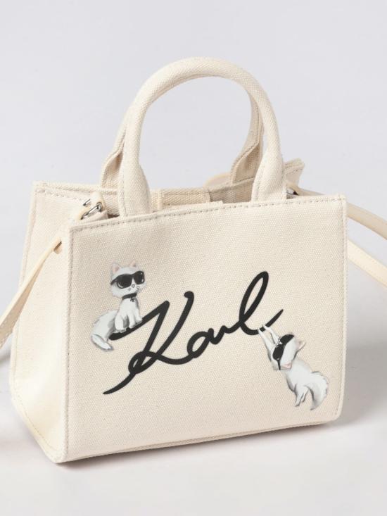 26SS 칼라거펠트 토트백 B1W50094 106 Beige - KARL LAGERFELD