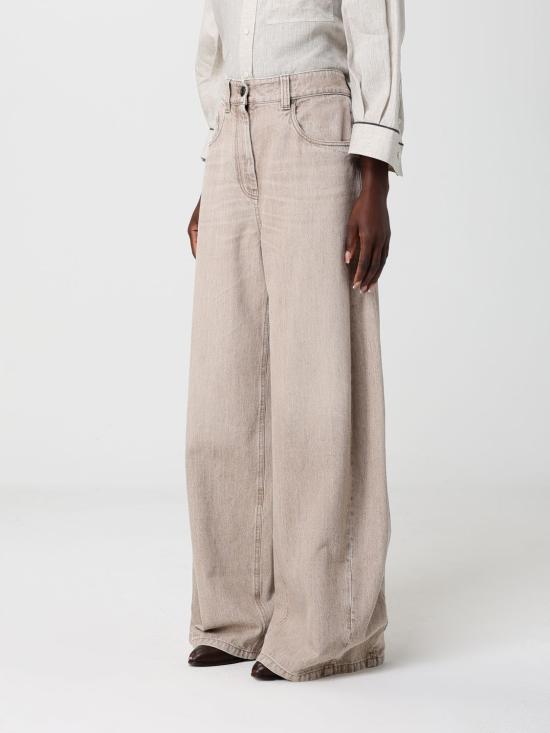 26SS 브루넬로 쿠치넬리 데님 팬츠 MA095P4059 C9037 Beige - BRUNELLO CUCINELLI