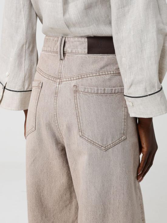 26SS 브루넬로 쿠치넬리 데님 팬츠 MA095P4059 C9037 Beige - BRUNELLO CUCINELLI