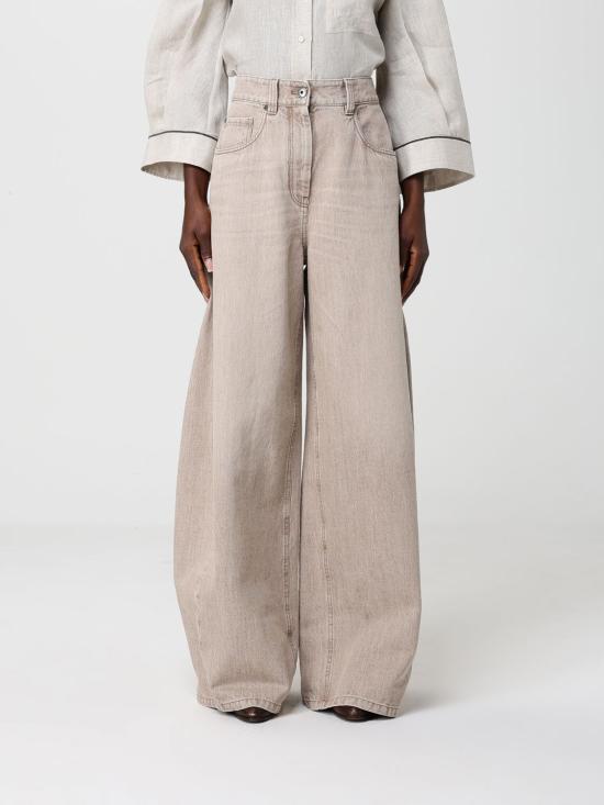 26SS 브루넬로 쿠치넬리 데님 팬츠 MA095P4059 C9037 Beige