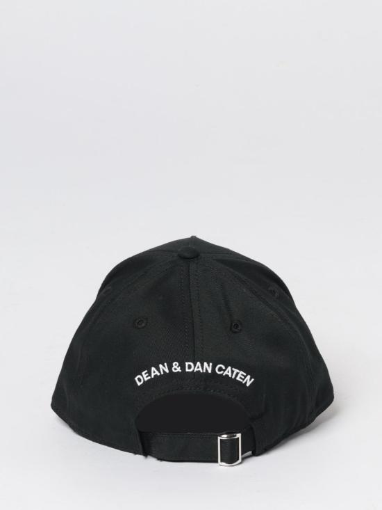 26SS [키즈] 디스퀘어드2 모자 DQ3255D00YT DQ900 Black - DSQUARED2