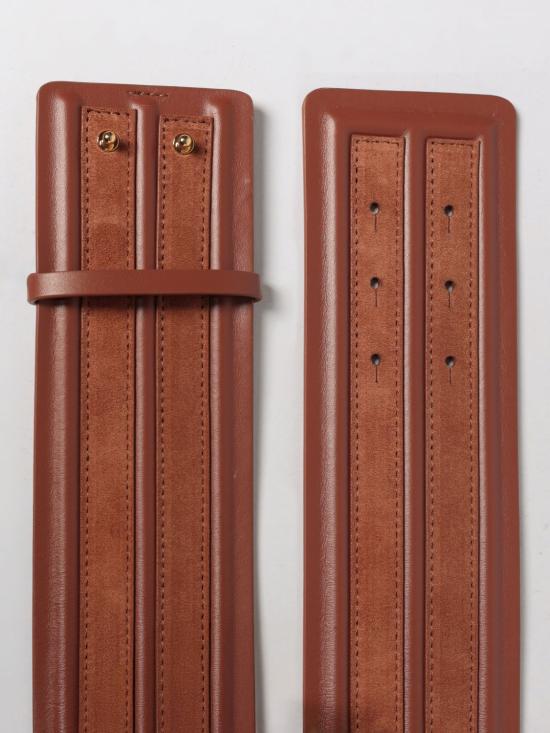 26SS 엘리자베타프랜치 레귤러 벨트 CT02S61E2 027 Brown - ELISABETTA FRANCHI