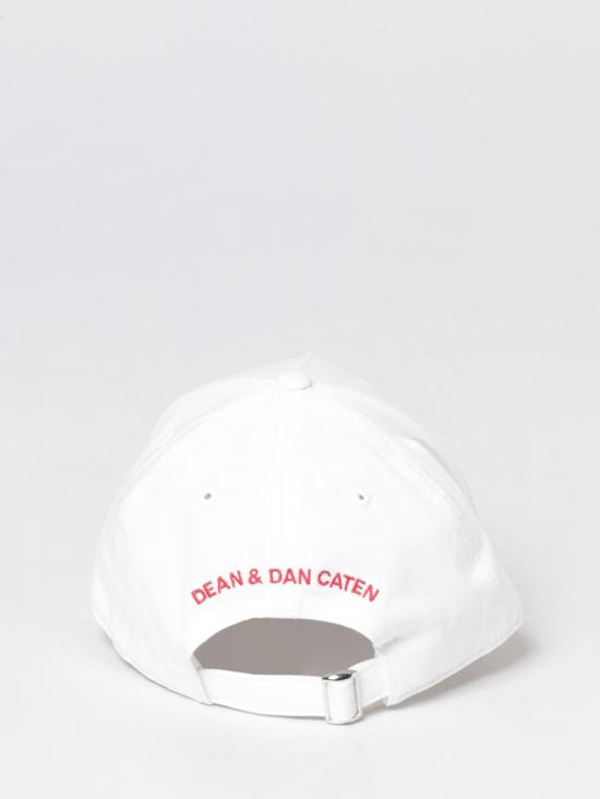 26SS [키즈] 디스퀘어드2 모자 DQ3253D00YT DQ100 White - DSQUARED2