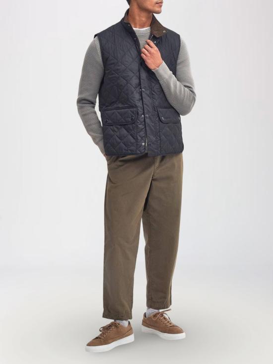 26SS 바버 로어데일 베스트 MGI0245 NY71 Navy - BARBOUR