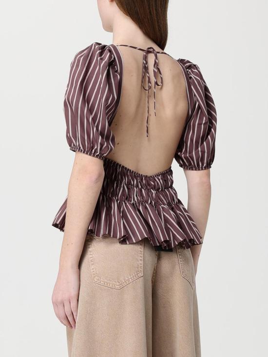 26SS 핑코 블라우스 106674A33Q LN1 Brown - PINKO